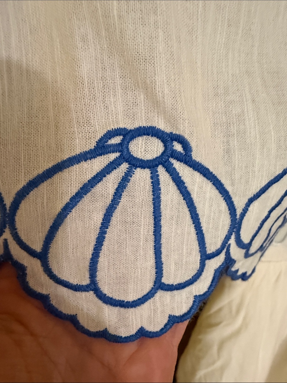 Calypso St. Barth scallop shell embroidered Two-Piece Skirt Set - Picture 6 of 10